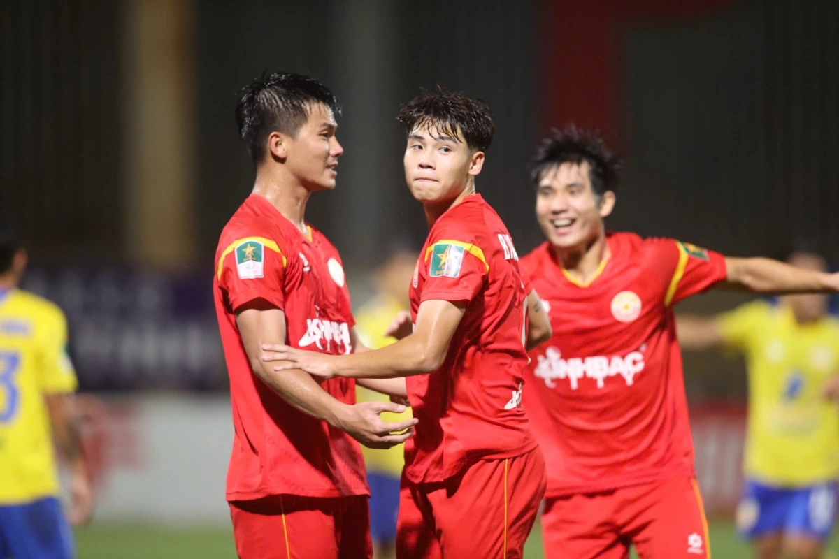Trẻ PVF-CAND có chuyến làm khách trên sân của Đại học Văn Hiến ở vòng 7 giải hạng Nhất Quốc gia 2025/2026. (Ảnh: VPF)