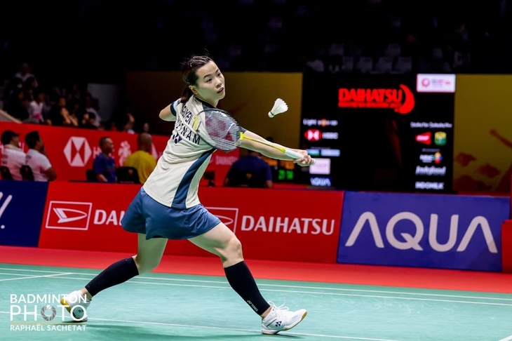 Vietnam's top female badminton player Nguyen Thuy Linh  (Photo: BMP)