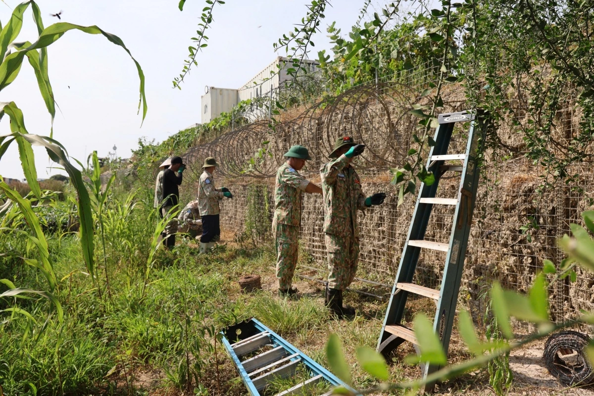 Lính Mũ nồi xanh Việt Nam nâng cao sẵn sàng chiến đấu tại Nam Sudan