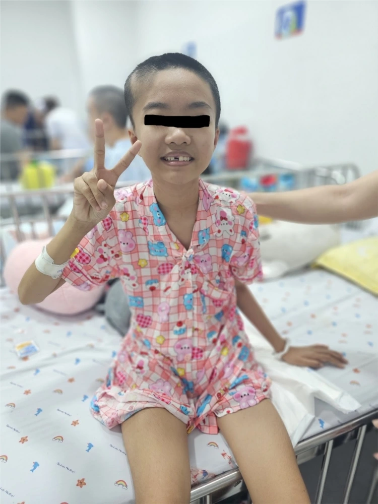 Hình ảnh bệnh nhân trước xuất viện