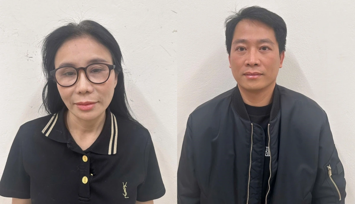 Phan Thị Mai và Hoàng Kim Khánh.