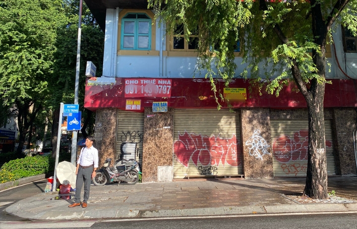 Nhiều mặt bằng có vị trí đẹp, diện tích lớn cũng kén khách thuê. Ảnh: Đại Việt