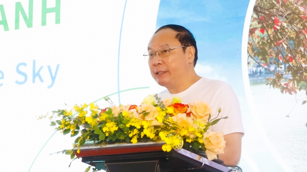 Thứ trưởng Bộ Nông nghiệp và Môi trường Lê Công Thành phát biểu