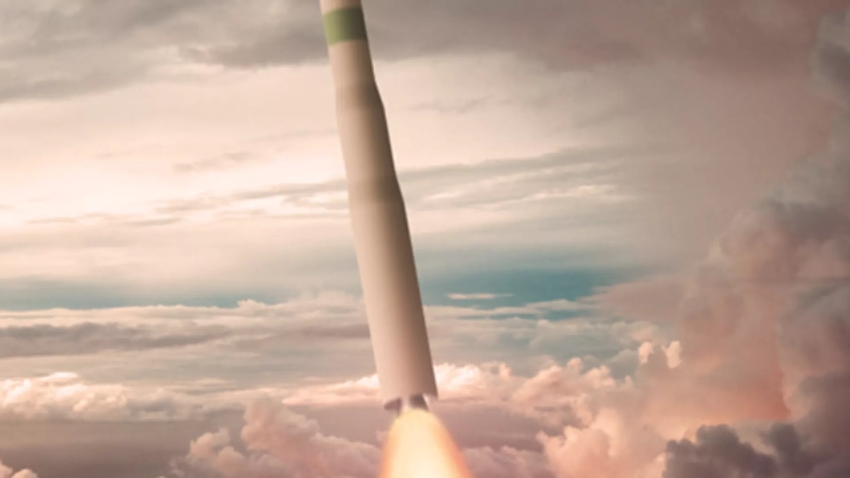 Mỹ phóng thử tên lửa đạn đạo xuyên lục địa Minuteman III sau tuyên bố nối lại thử nghiệm hạt nhân. Ảnh: Không quân Mỹ