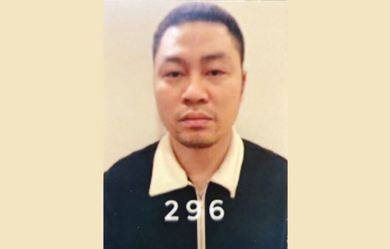 Đối tượng Nguyễn Văn Hải tại cơ quan công an