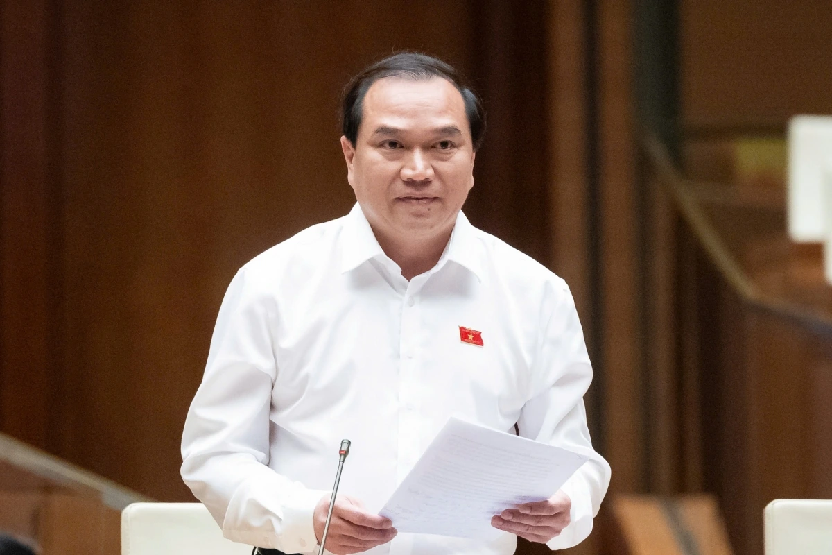 Đại biểu Quốc hội đoàn Thái Nguyên, PGS.TS Nguyễn Công Hoàng (Ảnh: Quốc hội)