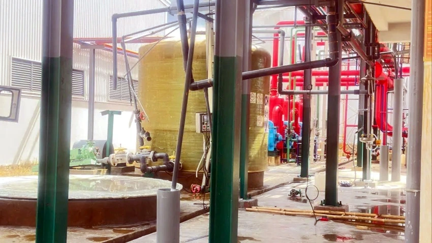 Hiện trường vụ nổ bồn chứa axit làm 2 công nhân tử vong - Ảnh: Pháp luật TP.HCM