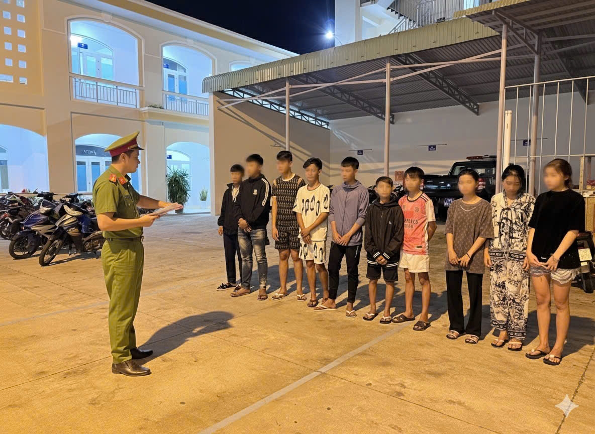 Nhóm thiếu niên gây ra nhiều vụ trộm cắp tài sản