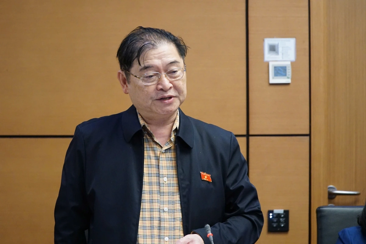 Đại biểu Phan Xuân Dũng, đoàn Khánh Hòa (Chủ tịch Liên hiệp các Hội Khoa học và Kỹ thuật Việt Nam (Ảnh: Quốc hội)