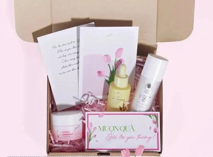 Bộ quà tặng mỹ phẩm được nhiều người ưa chuộng.