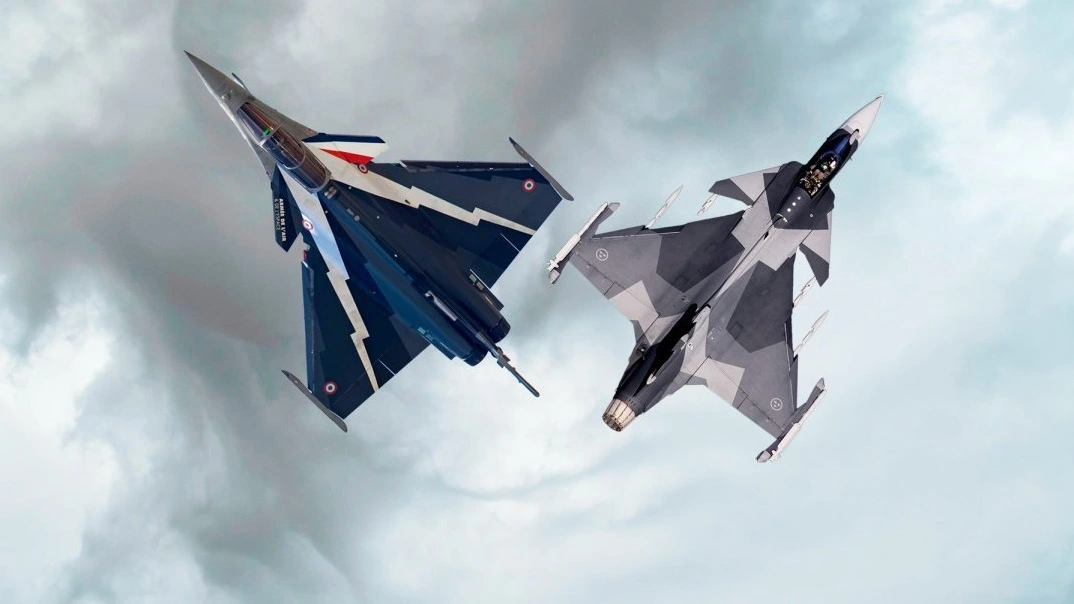 Tiêm kích Rafale và Gripen. Ảnh minh họa: Defense Express