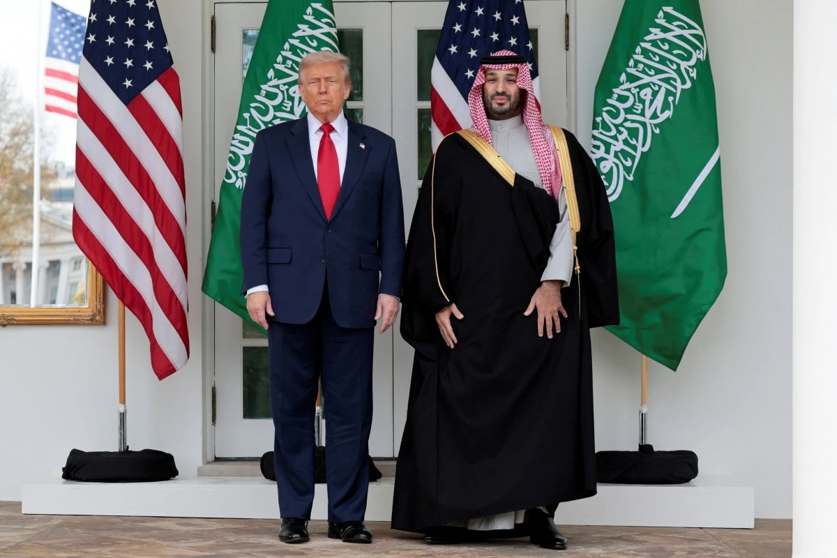 Tổng thống Mỹ Donald Trump và Thái tử Saudi Arabia tại Nhà Trắng. Nguồn: Reuters