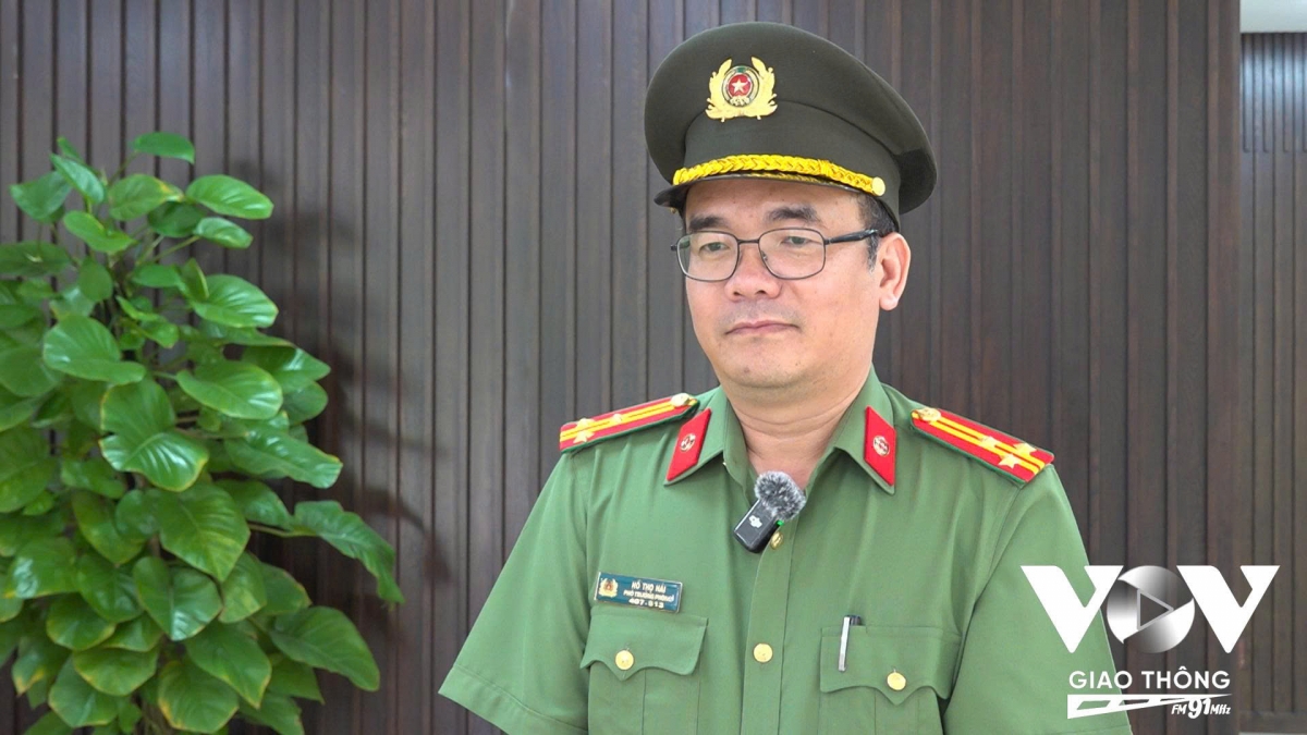 Thượng tá Hồ Thọ Hải – Phó trưởng Phòng An ninh mạng và phòng, chống tội phạm sử dụng công nghệ cao Công an TP.HCM