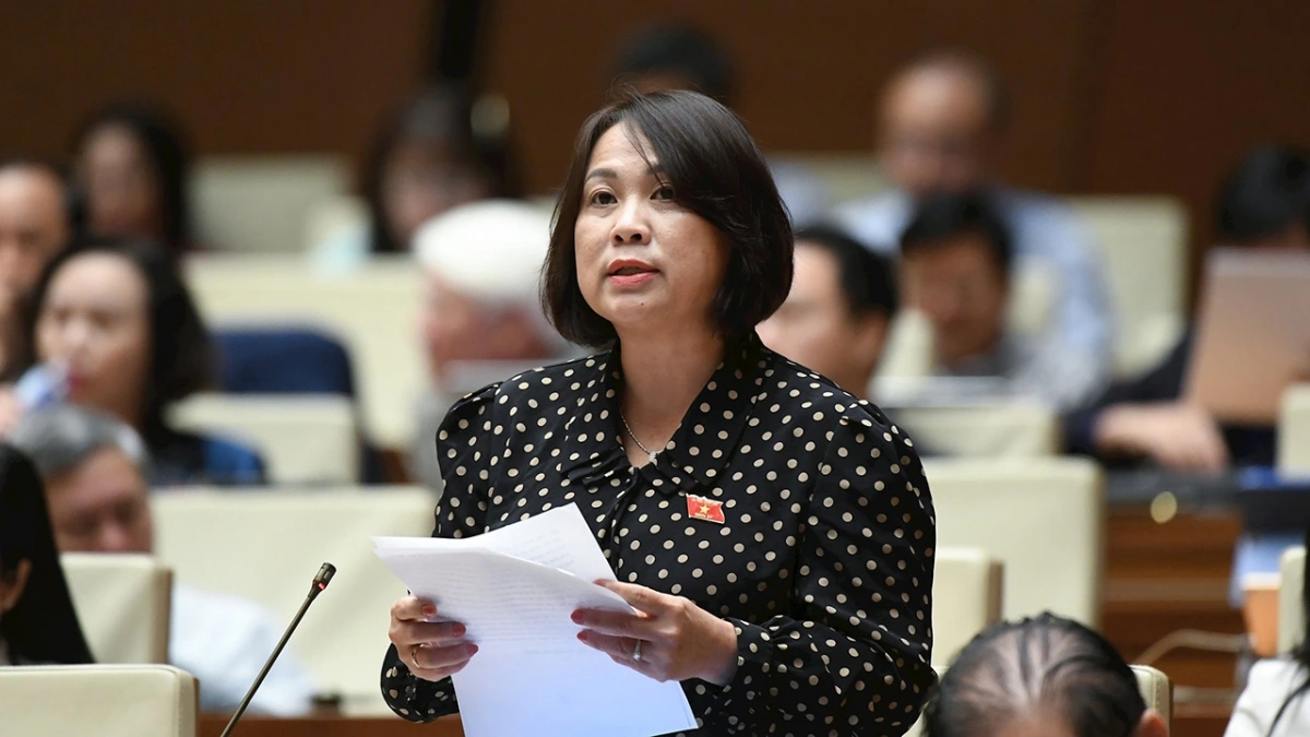 Đại biểu Nguyễn Thị Thu Thủy (đoàn Gia Lai)