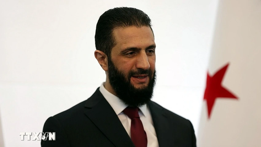 Tổng thống Syria Ahmed al-Sharaa - Ảnh: AA/TTXVN