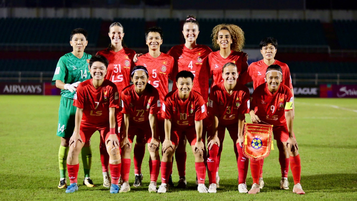 Tại cúp C1 nữ châu Á 2025/2026, CLB nữ TP.HCM có trận mở màn gặp Stallion Laguna (Philippines).