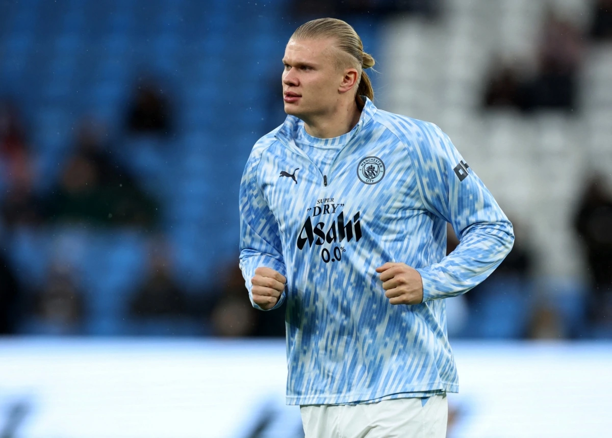 Haaland khởi động trước giờ G (Ảnh: Reuters)