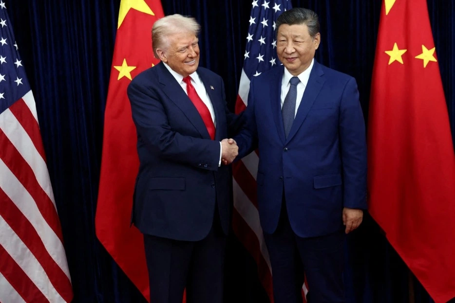 Tổng thống Mỹ Donald Trump và Chủ tịch Trung Quốc Tập Cận Bình. Ảnh: Reuters