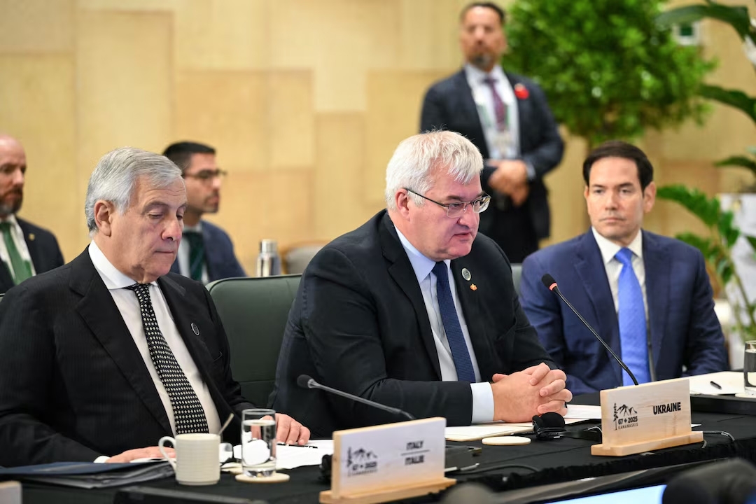 Ngoại trưởng Ukraine Andriy Sybiha tham dự cuộc họp cùng các Ngoại trưởng G7 ở Ontario, Canada, ngày 12/11. Ảnh: Reuters