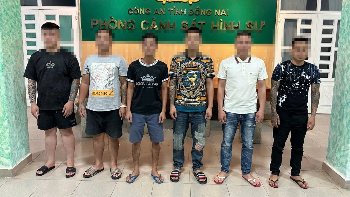 Các đối tượng bị tạm giữ (ảnh: CA)