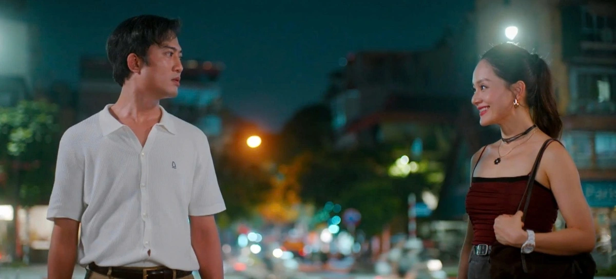 Doãn Quốc Đam và Lan Phương trong Gió ngang khoảng trời xanh (Ảnh: VTV)