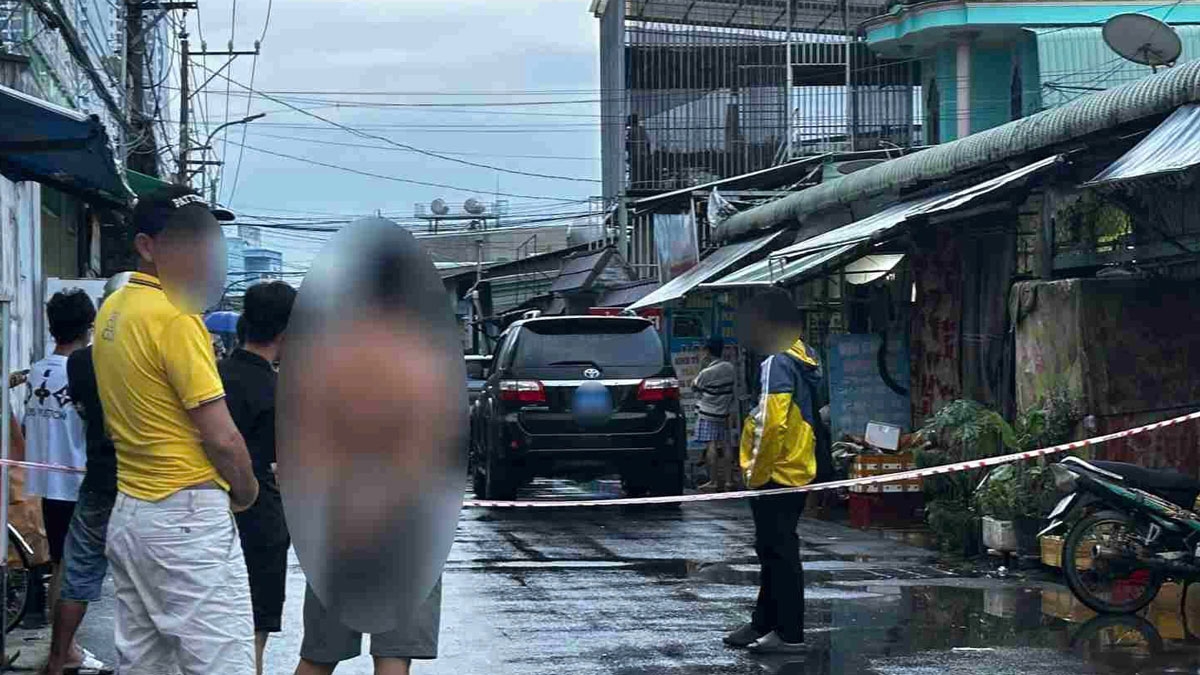 Lực lượng chức năng có mặt tại trường vụ án mạng 