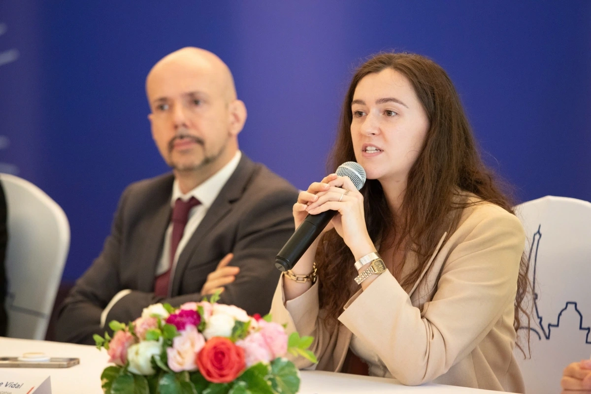 Bà Pauline Vidal, Cán bộ phụ trách giáo dục và kỹ thuật số của Đại sứ quán Pháp