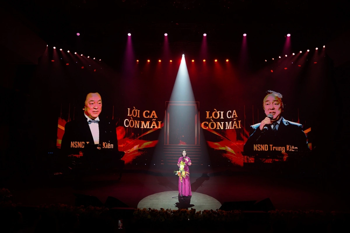 Đêm nghệ thuật “Lời ca còn mãi” tri ân cố NSND Trung Kiên