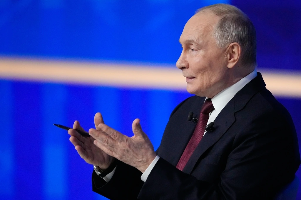 Tổng thống Nga Putin. Ảnh: Reuters