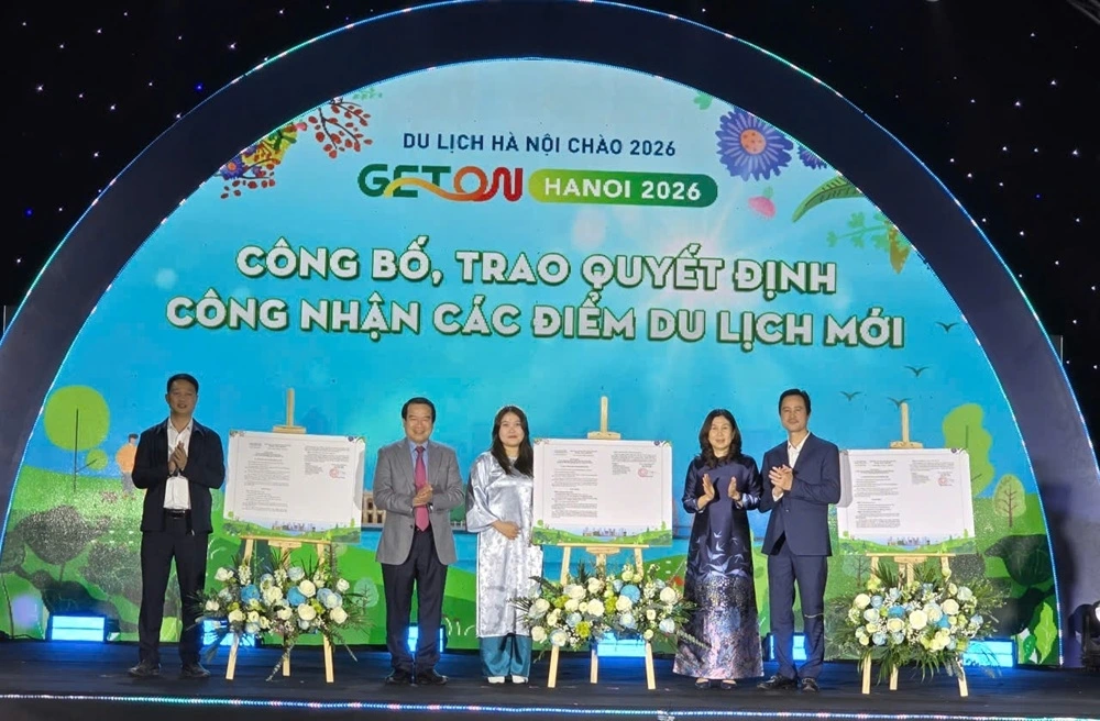 Lễ công bố trao quyết định Điểm du lịch mới của Thủ đô Hà Nội