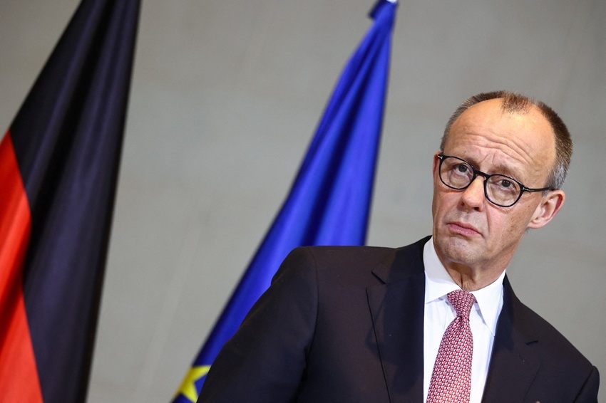 Thủ tướng Đức Friedrich Merz bác bỏ thời gian gia nhập EU của Ukraine. Ảnh: Reuters