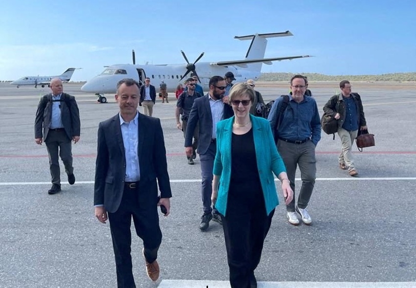 Đặc phái viên hàng đầu của Mỹ về Venezuela đã đến Caracas. Ảnh: Reuters