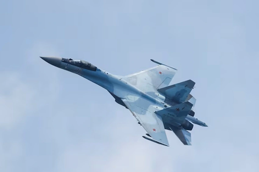 Máy bay chiến đấu Su-35 của Nga. Ảnh: Reuters