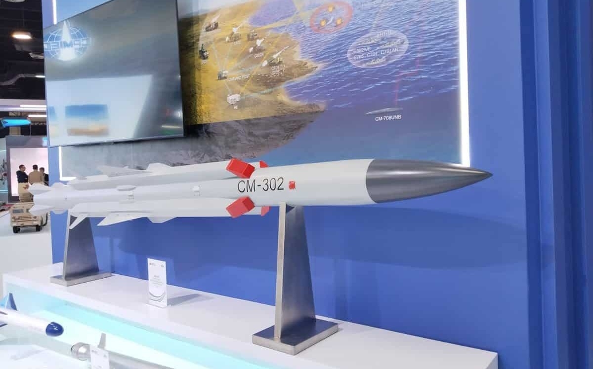 Tên lửa chống hạm siêu thanh CM-302 của Trung Quốc. Ảnh: X/Defense_Talks