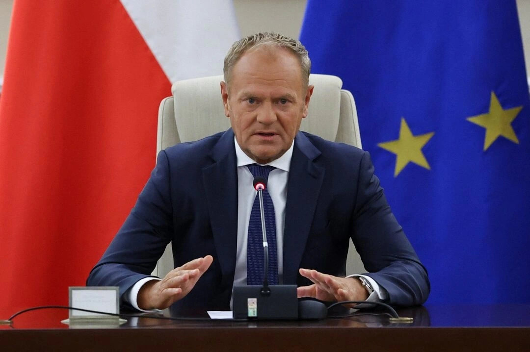 Thủ tướng Ba Lan Donald Tusk (Ảnh- Theo Reuters).jpg