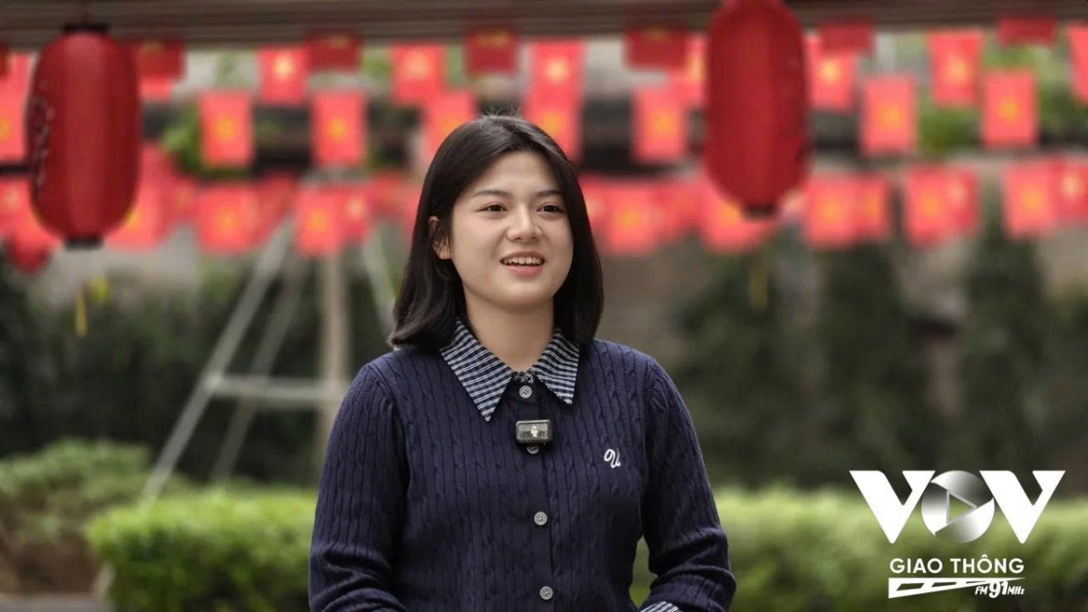 Em Nguyễn Phương Nhi (khoa Cầu đường, Đại học Xây dựng Hà Nội)