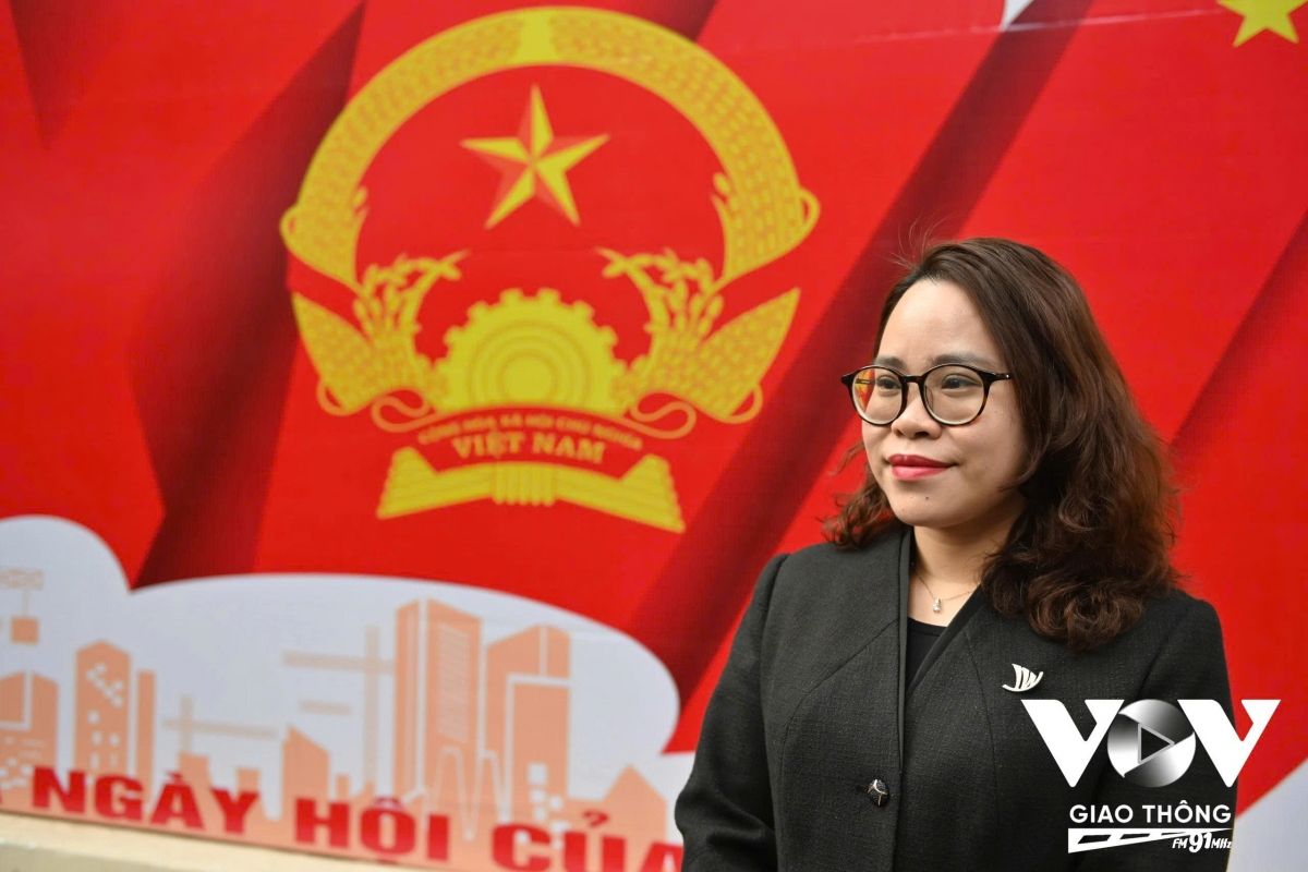 Bà Trịnh Thị Ngọc Trâm, Phó Chủ tịch UBND phường Cửa Nam (Hà Nội)