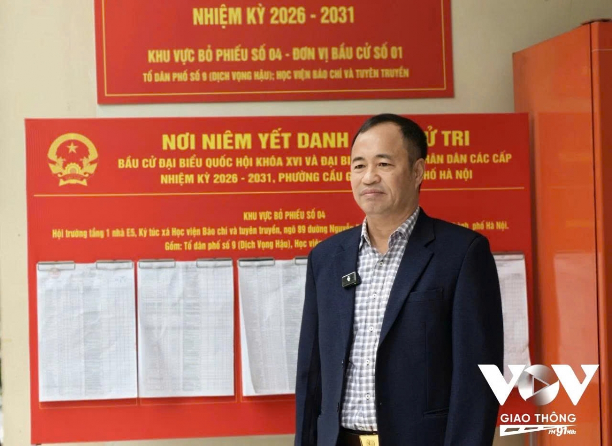 Thầy Lê Khánh Lộc, Phó chánh văn phòng Học viện Báo chí và Tuyên truyền