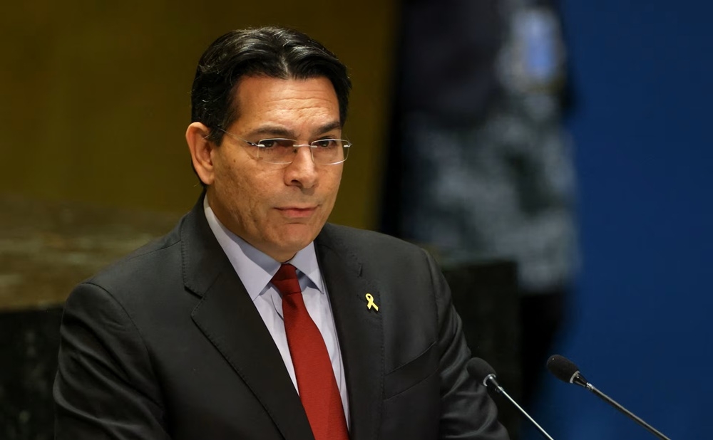 Đại sứ Israel tại Liên Hợp Quốc Danny Danon tuyên bố Israel không tham gia đàm phán Mỹ - Iran. Ảnh: Reuters