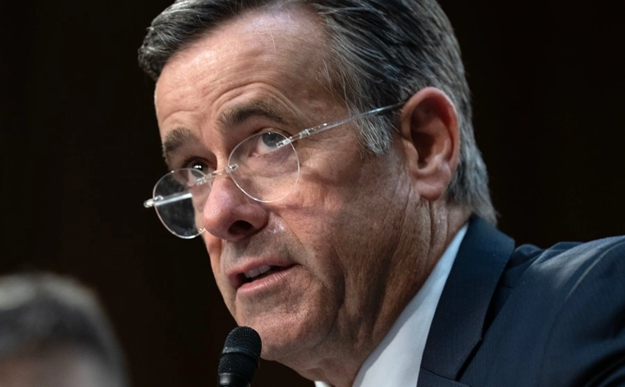 Giám đốc CIA John Ratcliffe điều trần trước Ủy ban Tình báo Thượng viện. ẢNh AP