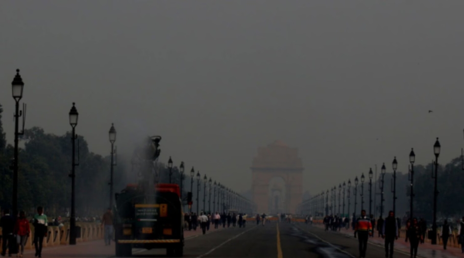 Khói bụi ô nhiễm ở Thủ đô New Delhi. Ảnh: Indianexpress