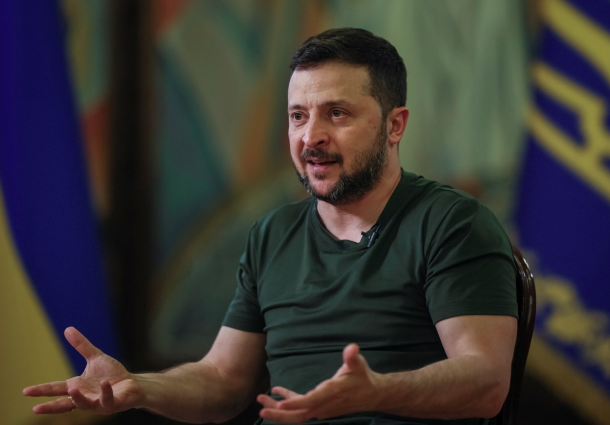 Tổng thống Ukraine Zelensky. Ảnh: Reuters