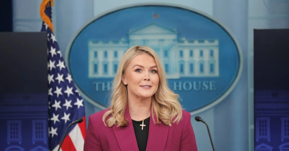 Thư ký báo chí Nhà Trắng Karoline Leavitt. Ảnh: Reuters