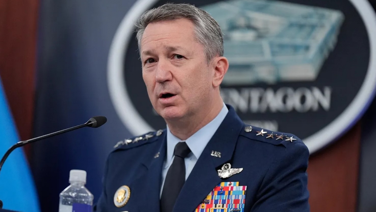 Tướng Dan Caine, Chủ tịch Hội đồng Tham mưu trưởng Liên quân Mỹ. Ảnh: AP