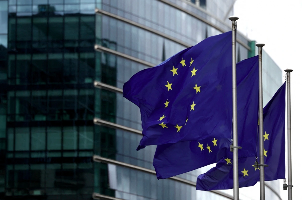 Cờ EU. Ảnh: Reuters