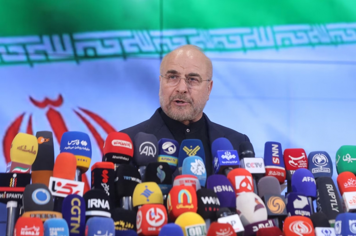 Chủ tịch Quốc hội Iran Mohammad Bagher Ghalibaf. Ảnh: Reuters