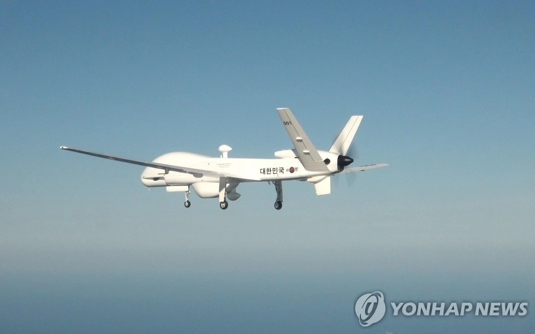 may bay khong nguoi lai Han Quoc, UAV Han Quoc, UAV quan su -Yonhap.jpg