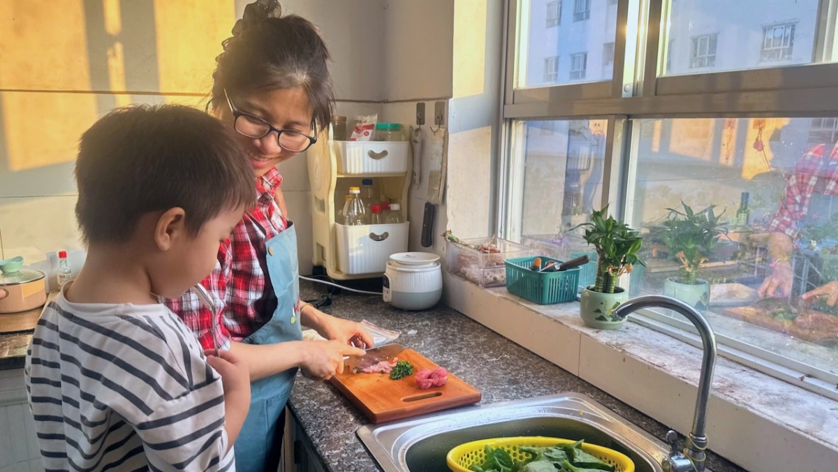 Chị Mai Hương mong muốn nhà ở xã hội là tổ ấm của gia đình trẻ (Ảnh: NVCC)
