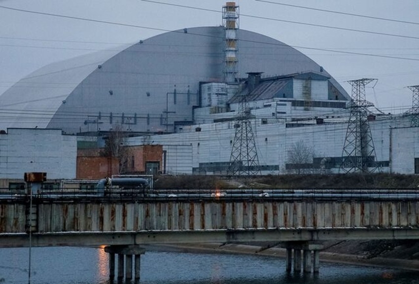 Nhà máy Điện hạt nhân Chernobyl ở Chernobyl, Ukraine. Ảnh: Reuters