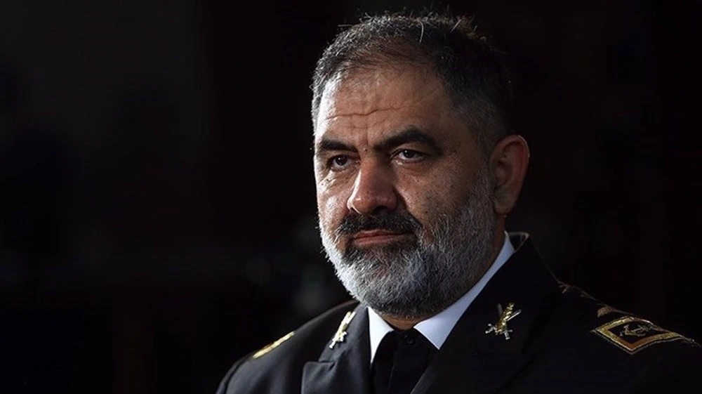 Tư lệnh Hải quân Iran, Chuẩn Đô đốc Shahram Irani. Ảnh: Press TV